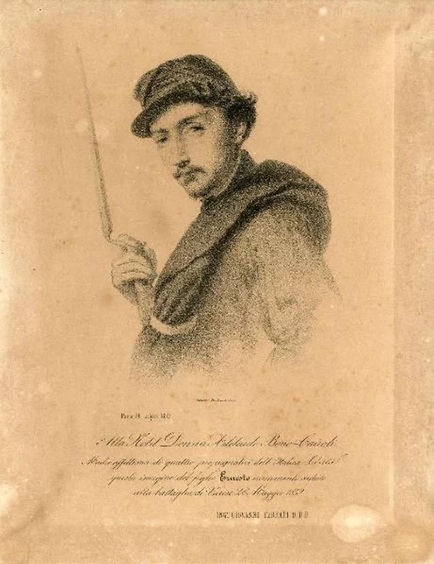 Alla nobildonna Adelaide Bono - Cairoli, l'immagine del figlio Ernesto, Museo del Risorgimento, Milano